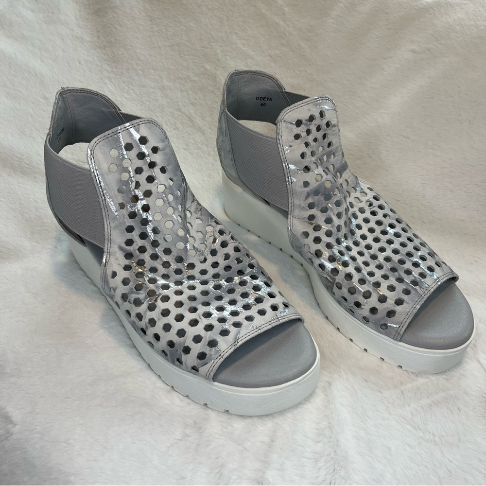 New Silent D Odeya Cloudy Mix Platforms Leather S… - image 7